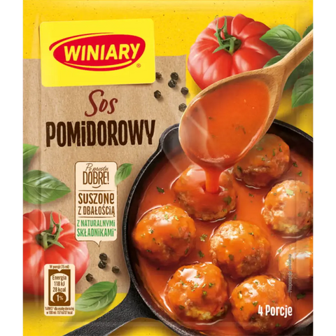 Winiary Instant Sauces Tomato Sauce 1.05oz 30g Pack of 5 Winiary