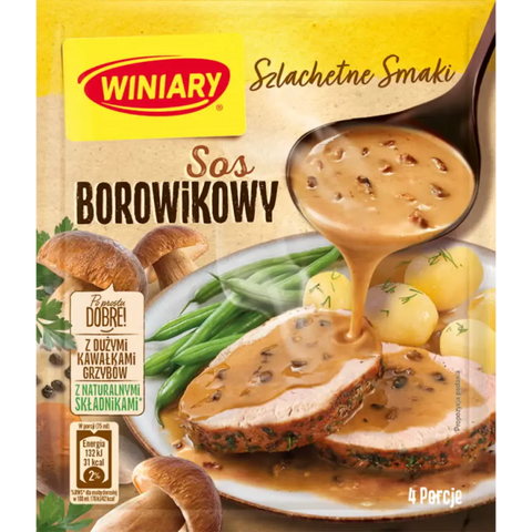 Winiary Instant Sauces Boletus Sauce 1.16oz 33g Pack of 5 Winiary