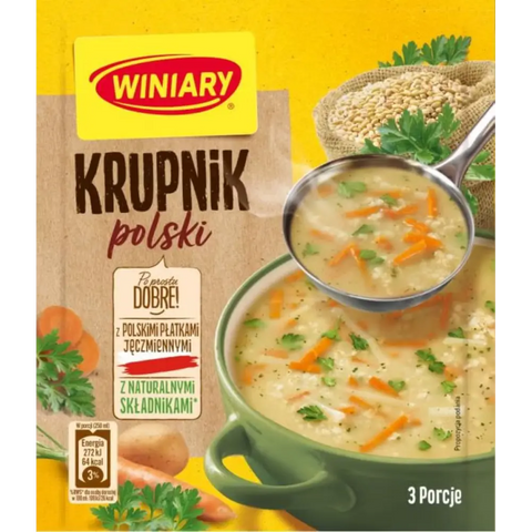 Winiary Instant Soups "Krunik" 2.08ozoz 59g Pack of 5 Winiary