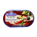 Rugen Fisch Canned Fish Fillets & Snacks Collection Herring Fillets in Hot Tomato Sauce 7.05oz 200g Rügen Fisch