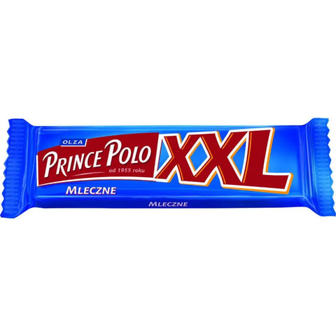 Prince Polo Wafers Bars XXL Milk 1.8oz 52g(Pack of 28) OLZA