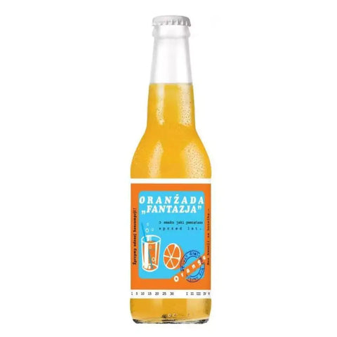 Oranżada “Fantazja” PRL – Retro Polish Soft Drink Orange 11.2fl oz 330ml Betex