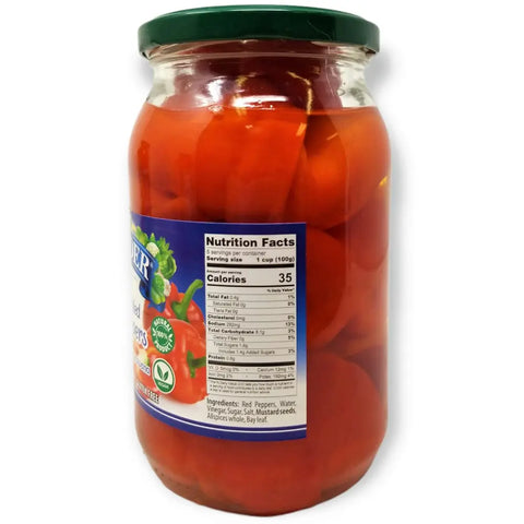Belveder Sweet Pickled Red Peppers Belveder