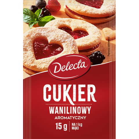 Delecta Baking Sugar Vanilla Sugar 0.52 15g Delecta
