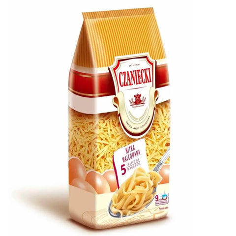 Czaniecki Pasta & Noodles 8.81oz/250g Thread Noodle (Nitka Walcowana) 8.81oz 250g Czaniecki
