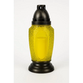 Glass Grave Candle Znicz Z320/MIX Yellow Znicz Polski
