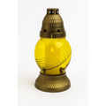 Glass Grave Candle Znicz P94T Yellow Znicz Polski