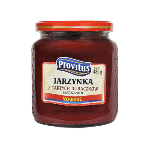 Provitus Beetroot Vegetable dish of sautéed grated beets 16.9oz 480g Provitus