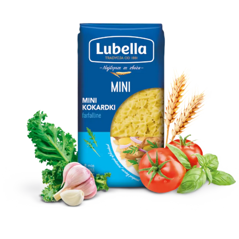 Lubella Pasta & Noodles Farfalline Pasta 14.10oz 400g (Mini Kokardki) Lubella