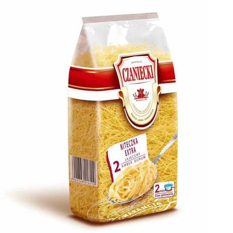 Czaniecki Pasta & Noodles 8.81oz/250g Extra Amber Durum ( Niteczka) 8.81oz 250g Czaniecki