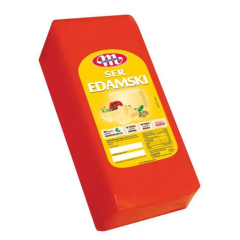 Traditional Polish Cheeses – Bulk Blocks Edamski apr≈7lb Mlekovita