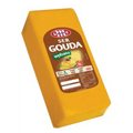 Traditional Polish Cheeses – Bulk Blocks Smoked Gouda apr≈7.5lb Mlekovita