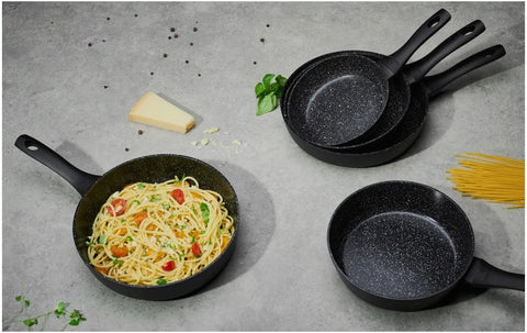 GRANITEX Deep Frying Pan 24 cm with Ceramic Coating Gerlach USA