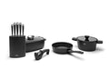 GRANITEX Deep Frying Pan 24 cm with Ceramic Coating Gerlach USA