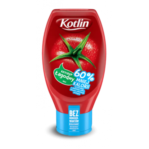 Kotlin Ketchup 60 % Less Calories 15.87oz 450g Kotlin