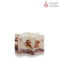 Christmas Lantern Candle – “Star” with Reindeer Design by Bartek Candles Bartek Candles