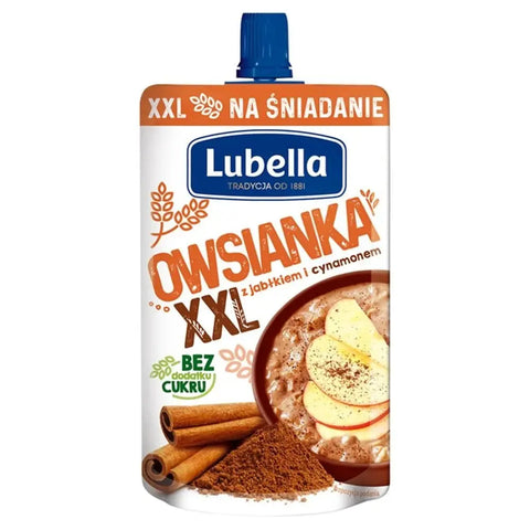 Lubella Oatmeal Apple & Cinnamon XXL 5.99oz 170g (Pack of 10) Lubella