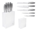Knife set in white block MODERN Gerlach USA