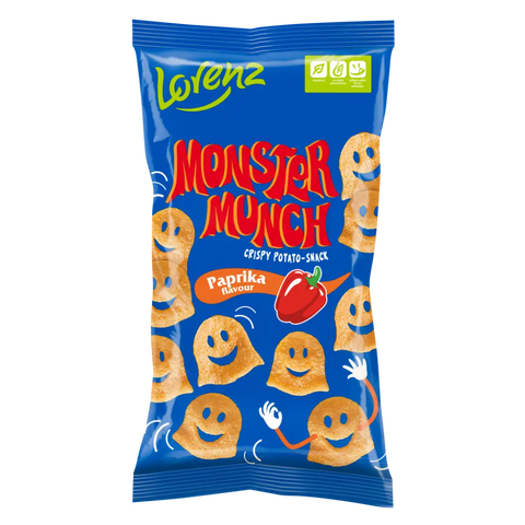 Lorenz Monster Munch Paprica 3.5oz 100g Lorenz