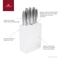 Knife set in white block MODERN Gerlach USA
