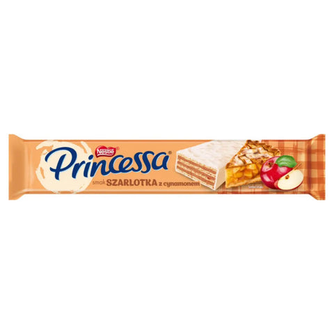 Princessa Longa – Wafer Bars Apple & Cinnamon Pie 1.41oz 40g (Pack of 30) Nestle