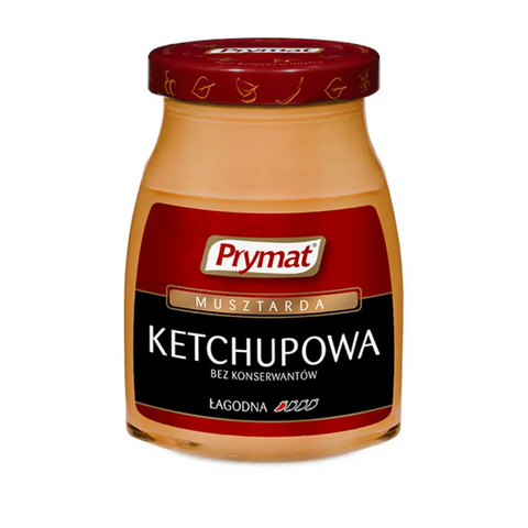 Prymat Mustard Ketchup 6.35oz-6.53oz 180g-185g Prymat