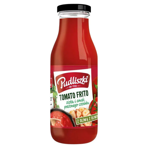 Pudliszki – Tomato Sauces & Passata Tomato Frito Herbs & Roasted Garlic 17.46oz 495oz Pudliszki