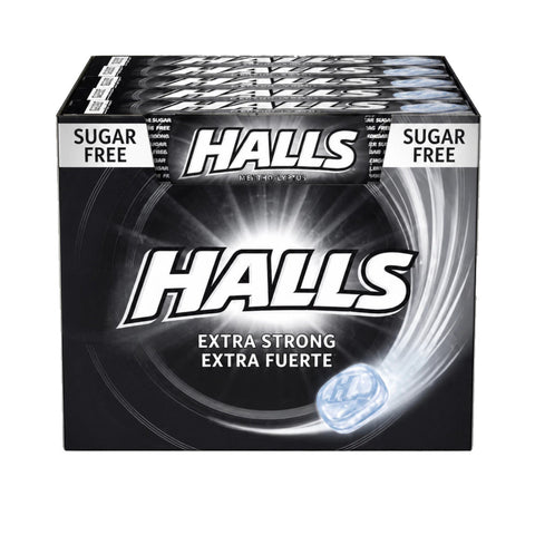 Halls Menthol Lozenges Extra Strong 1.18oz 33.5g(Pack of 20) Halls