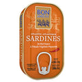Bon Appetit Sardines Hot Sunflower Oil 4.23oz 120g Bon Appetit