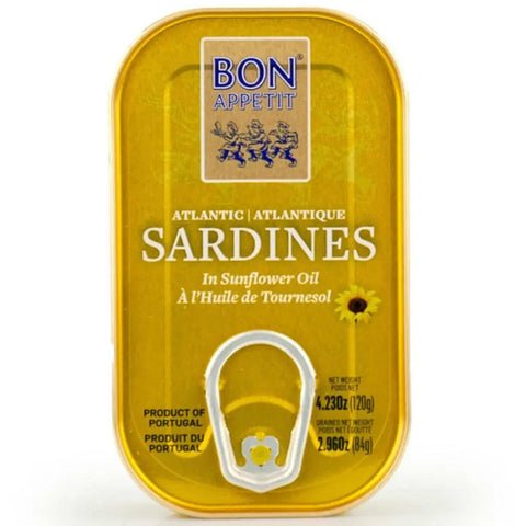 Bon Appetit Sardines Sunflower Oil 4.23oz 120g Bon Appetit