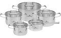 Ambiente 5-Piece Pot Set w Lids Gerlach USA