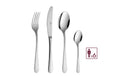 Set of 24 pieces of ANTICA cutlery with a polished finish Gerlach USA