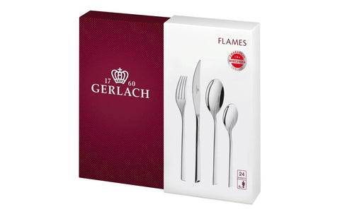 24-piece cutlery set FLAMES gloss Gerlach USA