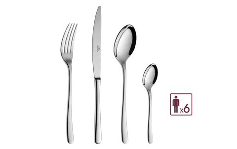 24-piece cutlery set gloss MUZA Gerlach USA