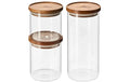Set of airtight glass containers Country 3 pieces Gerlach USA
