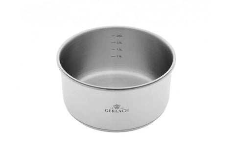 'Smart' Steel Set 3 Pot in one 16cm, 18cm, 20cm Gerlach USA