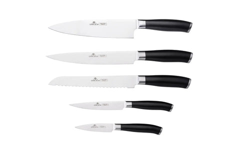 DECO BLACK Knife Set in Block Gerlach USA