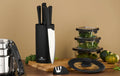 Knife set in block SMART BLACK Gerlach USA
