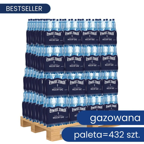 Zywiec Zdroj Mineral Water Full Pallet PICKUP ONLY Carbonated 72x50.72fl oz 1.5l Zywiec Zdroj